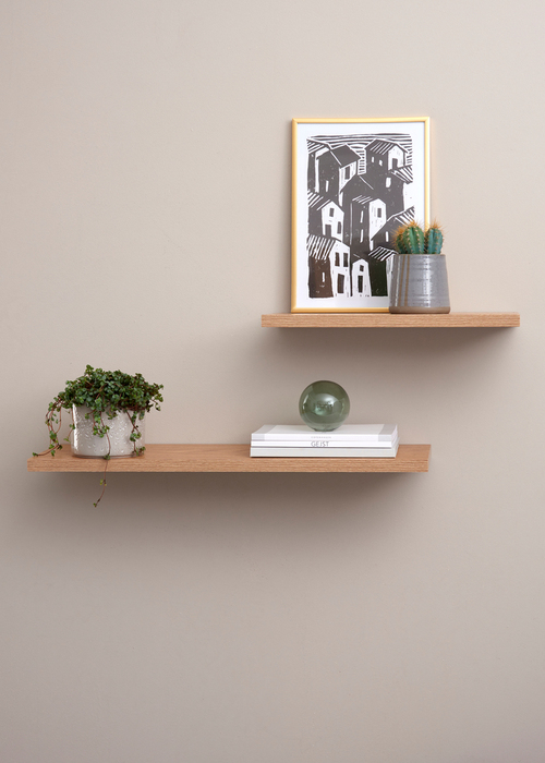 Svevehylle MDF trefolie 38 x 20 cm